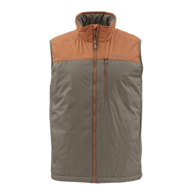 Simms Midstream Insulated Vest, Saddle Brown