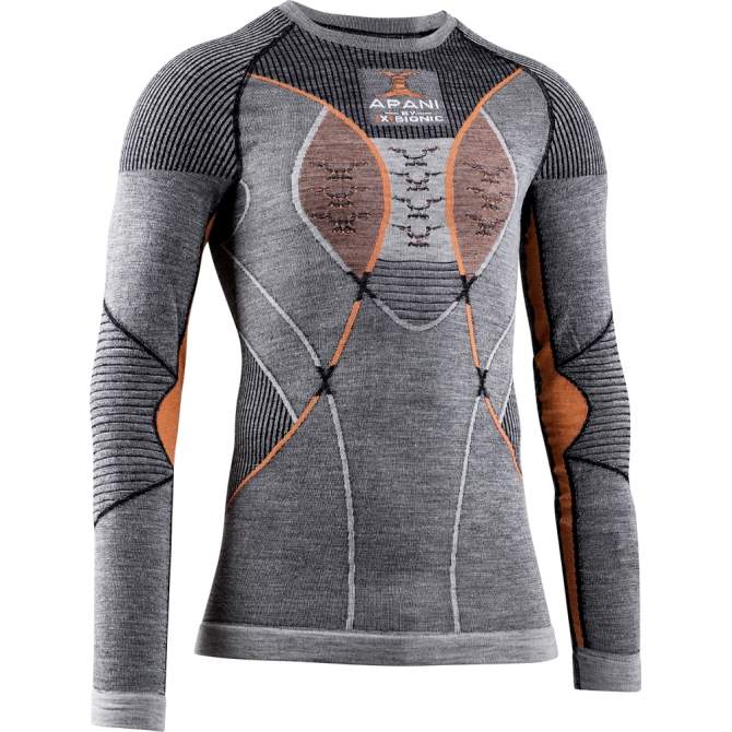 X-Bionic APANI 4.0 MERINO SHIRT ROUND NECK LG SL Men, M