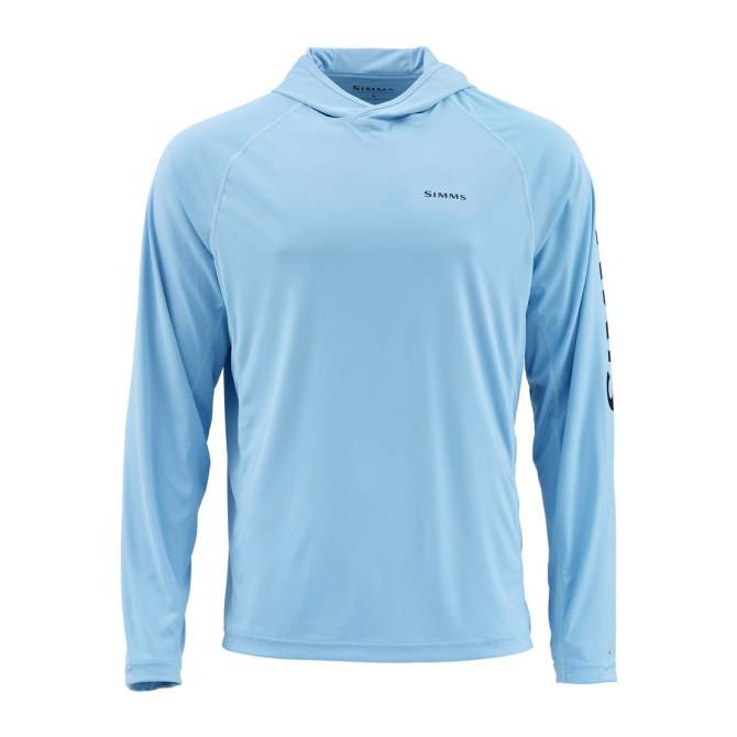 Simms SolarFlex Hoody - Print, Faded Denim