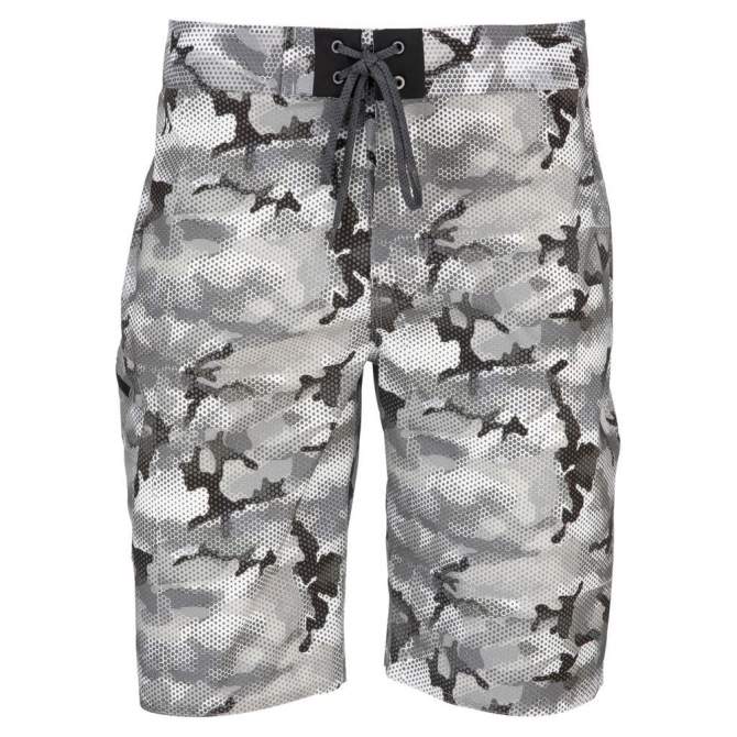 Simms Tumunu Board Short - Print, Hex Flo Camo Steel