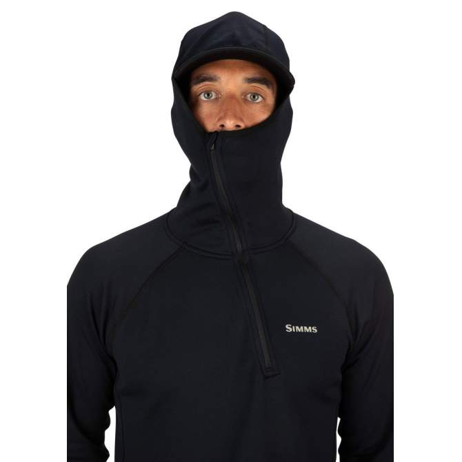 Simms Heavyweight Baselayer Hoody, Black