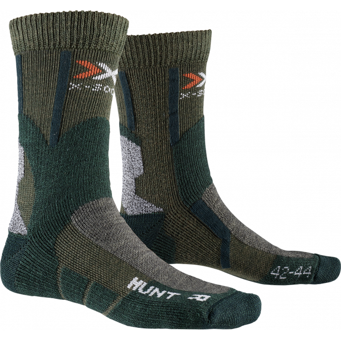 X-SOCKS HUNT SHORT SOCKS, Olive Green