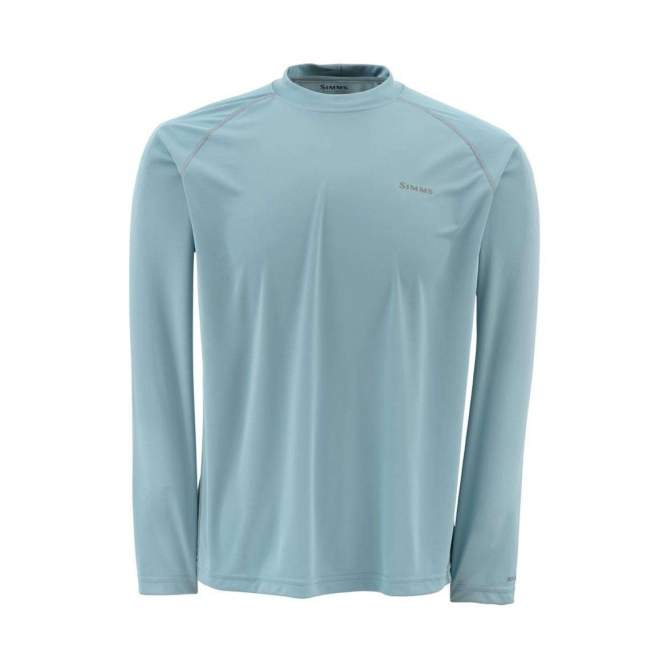 Футболка Simms Solarflex LS Crewneck Solid, Slate Blue