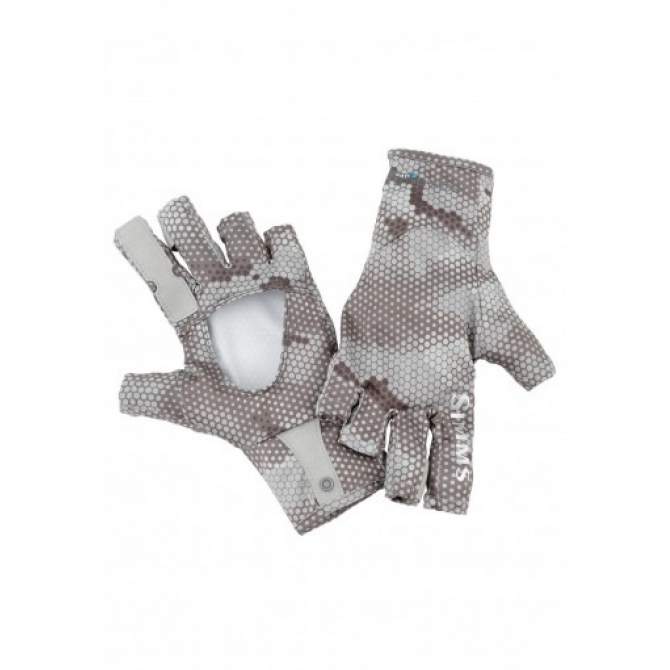 Перчатки Simms Solarflex Sunglove, Hex Camo Boulder