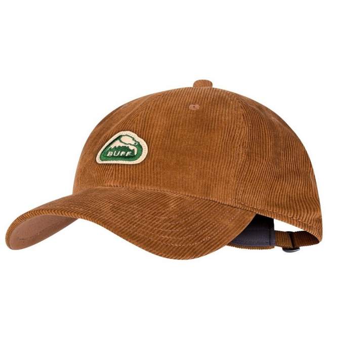 Buff Baseball Cap Patterned, Noam Solid Ocher