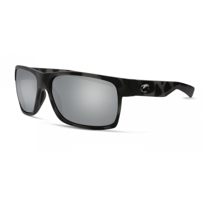 Costa Half Moon, Gray Silver Mirrow 580P, Ocearch Matte Tiger Shark Frame