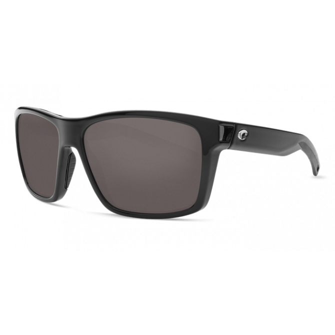 Costa Slack Tide, Gray 580P, Shiny Black Frame