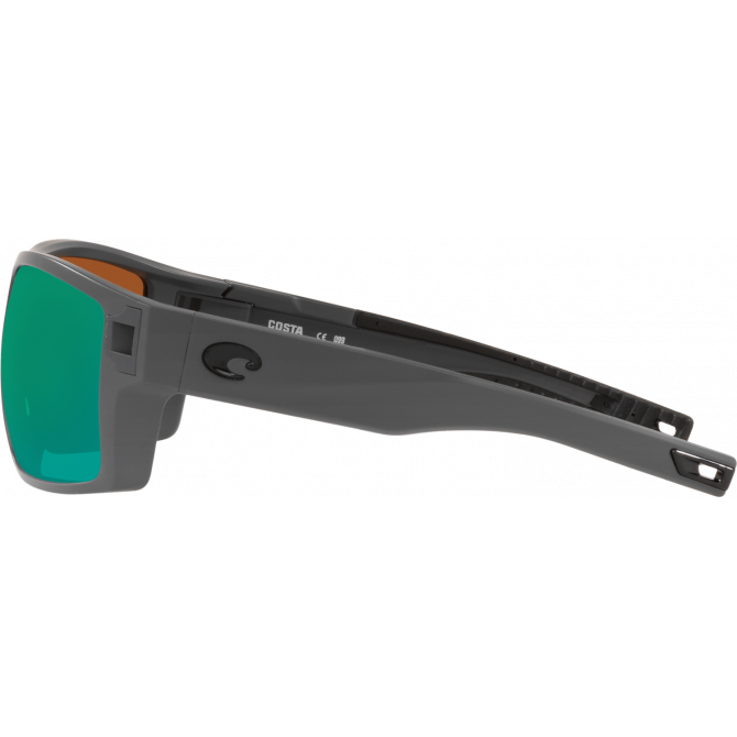 Costa Diego, Green Mirror 580P, Matte Gray Frame
