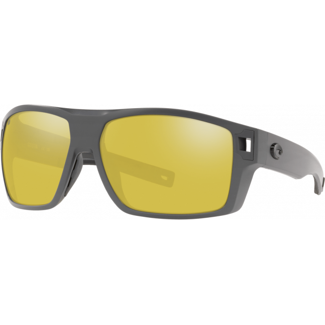 Costa Diego, Sunrise Silver Mirror 580P, Matte Gray Frame
