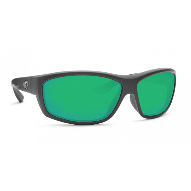 Costa Saltbreak Green Mirror 580P, Steel Gray Metallic Frame