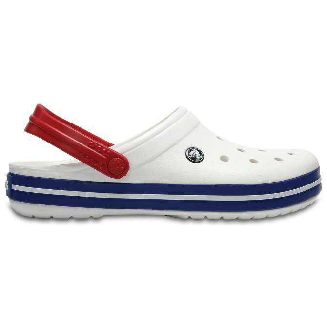 CROCS Crocband White-Blue Jean