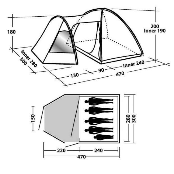 Easy Camp Eclipse 500, красный, 5