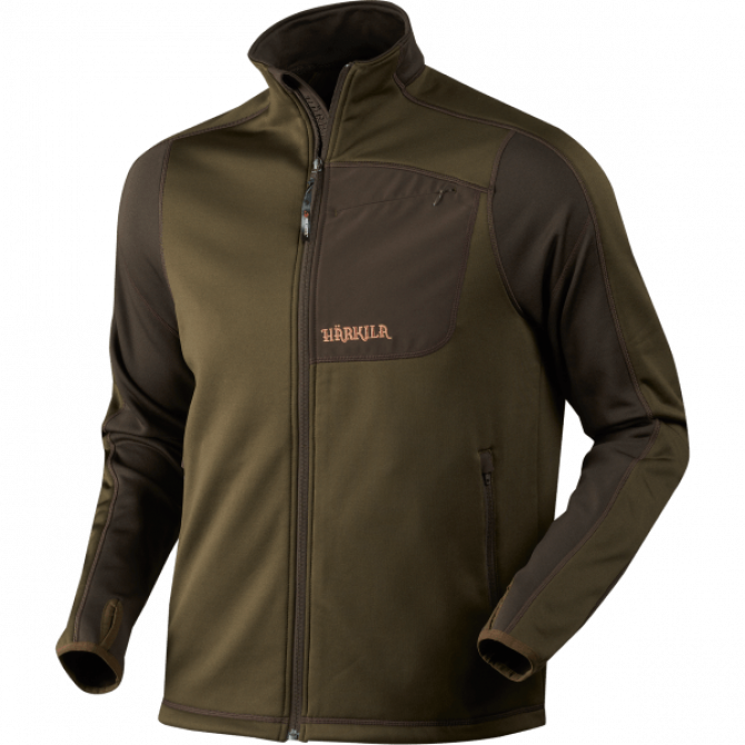 Harkila Svarin Fleece, Willow Green-Shadow Brown
