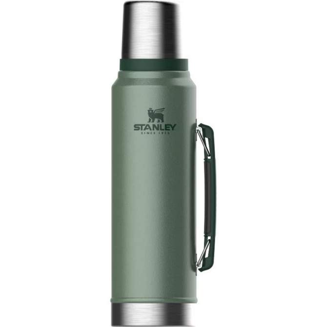 Классический термос Stanley 1L, тёмно-зелёный