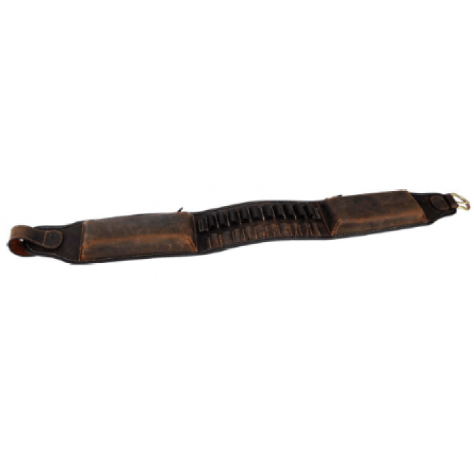 Maremmano ML 205 Leather Cartridge Belt Two Pockets