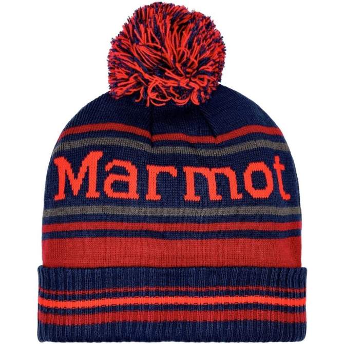 Marmot RETRO POM HAT, Arctic Navy/Brick
