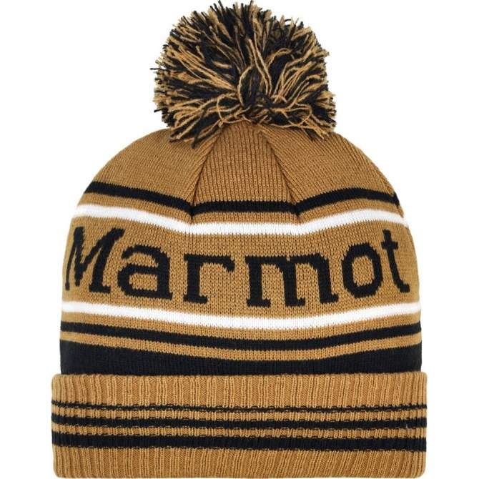Marmot RETRO POM HAT, Scotch/Black