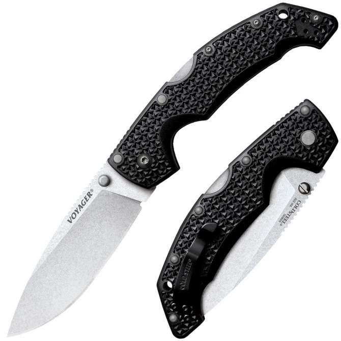 Cold Steel Voyager Large Drop Plain Edge