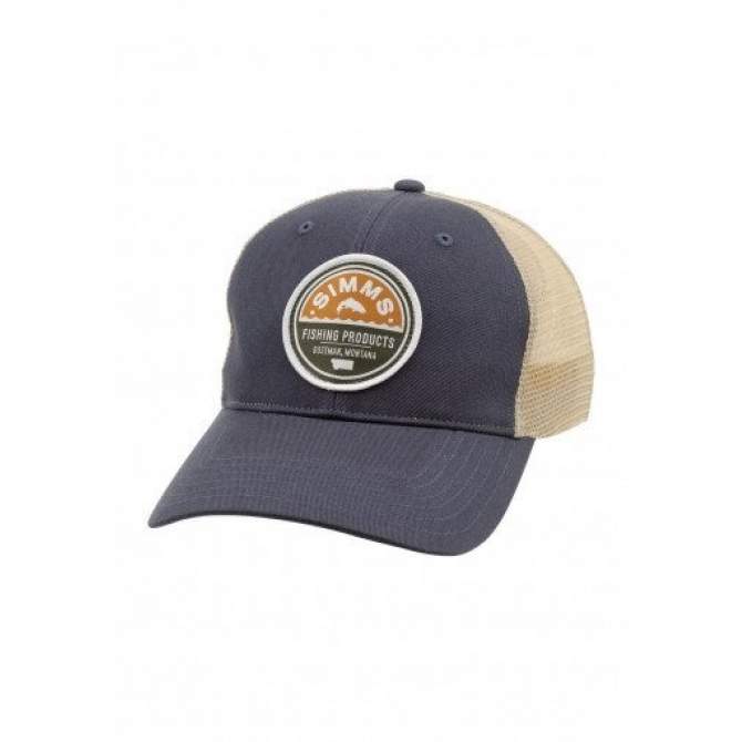 SIMMS Patch Trucker Cap, Dark Moon