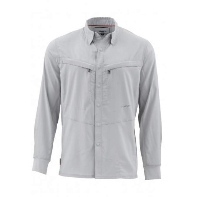 Рубашка Simms Intruder Bicomp Shirt, Sterling