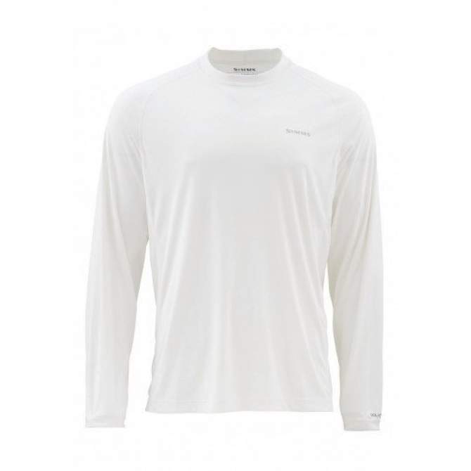 Футболка Simms Solarflex LS Crewneck Solid, White