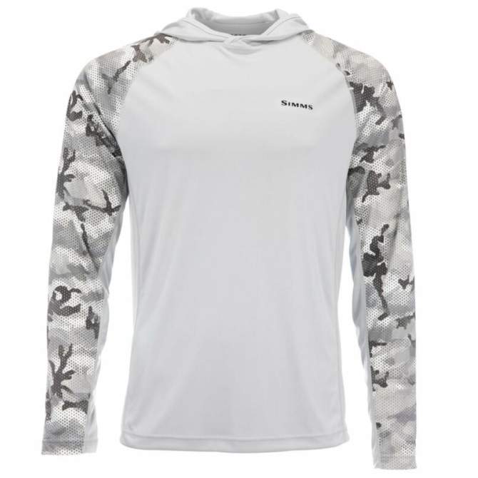 Simms SolarFlex Hoody - Print, Hex Flo Camo Steel