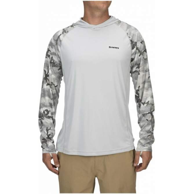 Simms SolarFlex Hoody - Print, Hex Flo Camo Steel