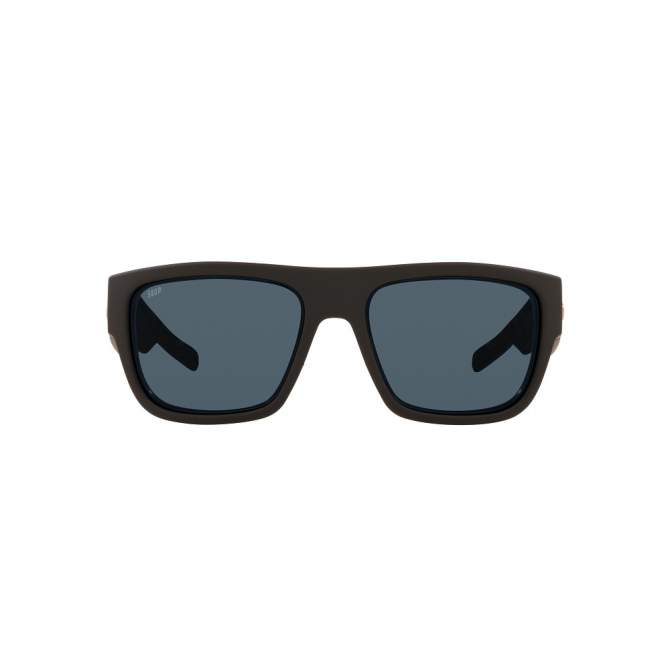 Costa Sampan Gray 580P, Matte Black Ultra Frame