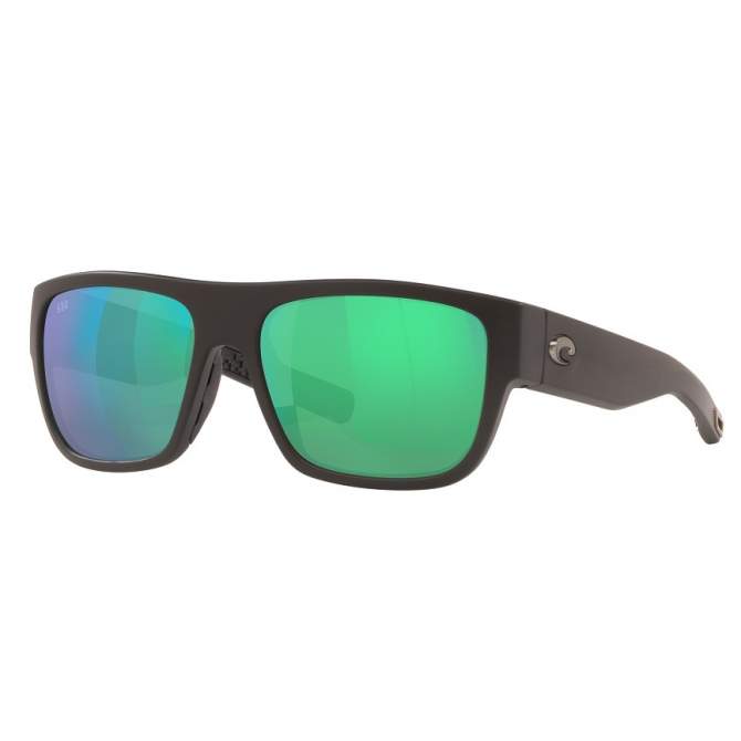 Costa Sampan Green Mirror 580G, Matte Black Frame