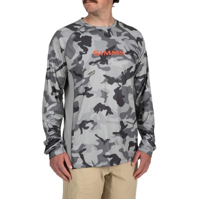 Simms SolarVent, Woodland Camo Steel