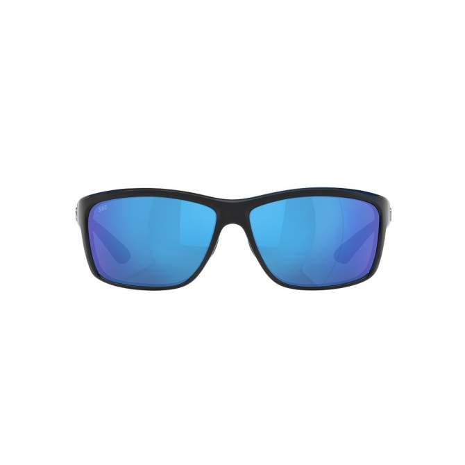 Costa Mag Bay Blue Mirror 580G, Shiny Black