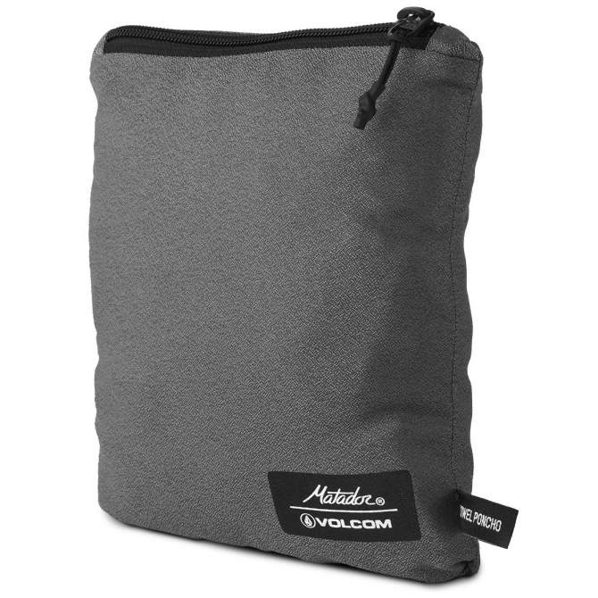 Matador PACKABLE TOWEL PONCHO, серое