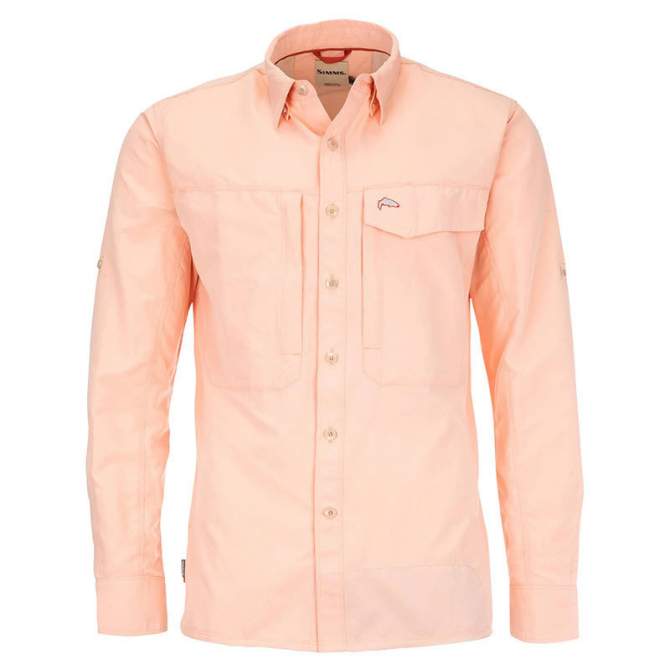 Simms Guide Fishing Shirt, Coral Reef