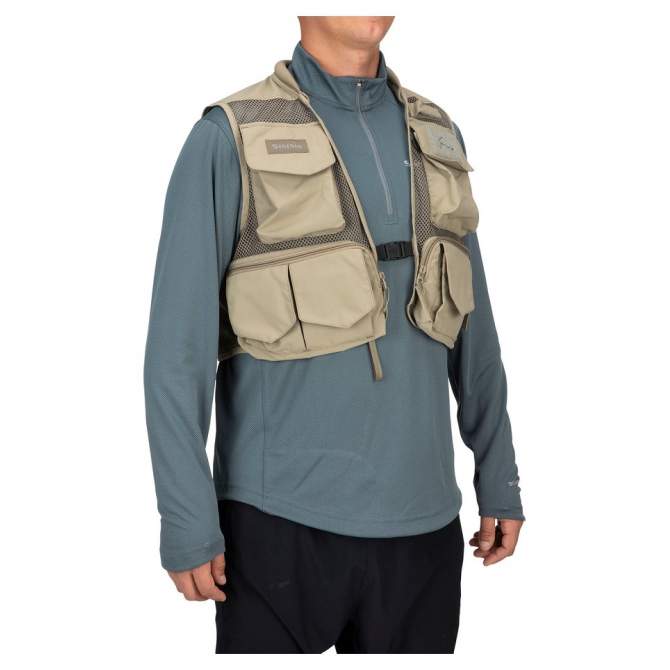 Simms Tributary Vest, Tan