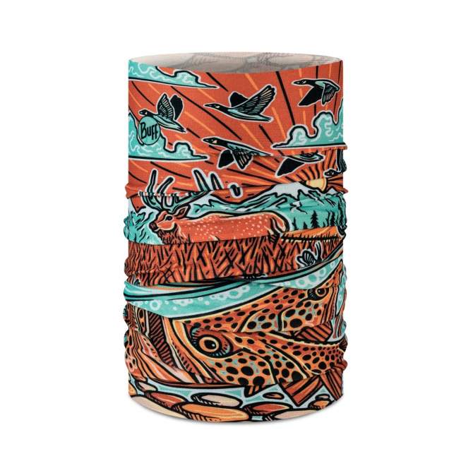BUFF Coolnet UV+ Casey Underwood Trout Scape Multi
