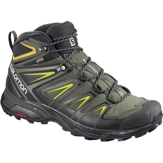 Salomon X ULTRA 3 MID GTX, Castor Gray-Black