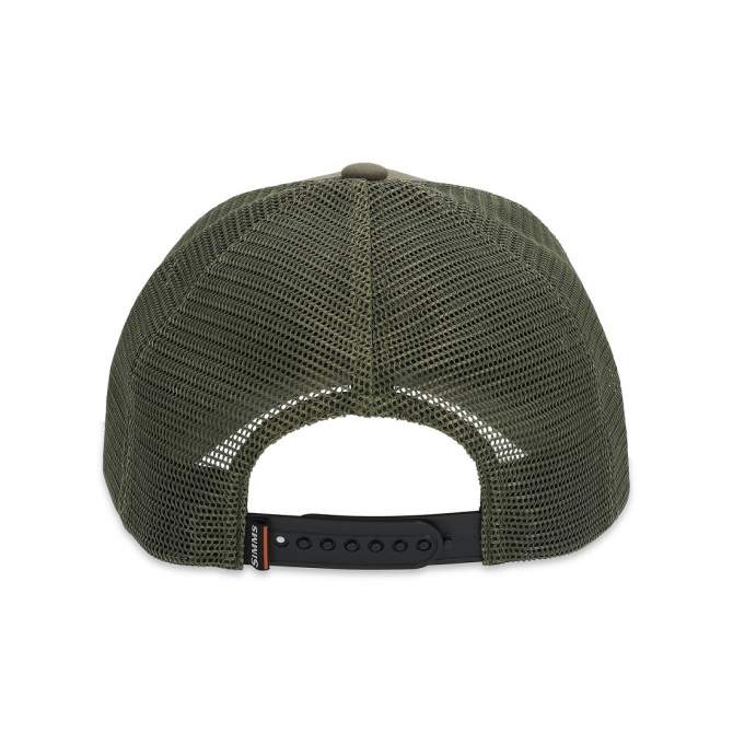 Simms Cardwell Trucker, Dark Olive
