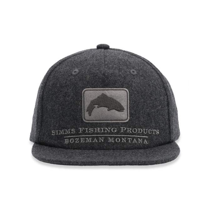 Simms Wool Trout Icon Cap, Graphite