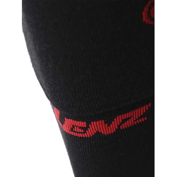 LENZ HEAT SOCK 6.1 TOE CAP MERINO COMPRESSION, Black
