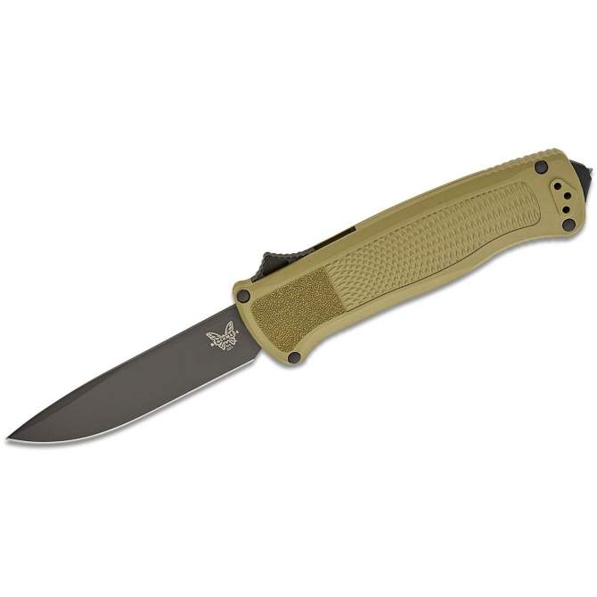 Benchmade Shootout Grivory Green, Cru-Wear клинок чёрн. P 8,87 см