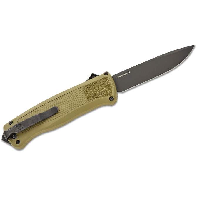 Benchmade Shootout Grivory Green, Cru-Wear клинок чёрн. P 8,87 см