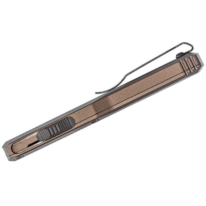 Benchmade Phaeton Aluminum Dark Earth, клинок чёрн. P 8,76 см