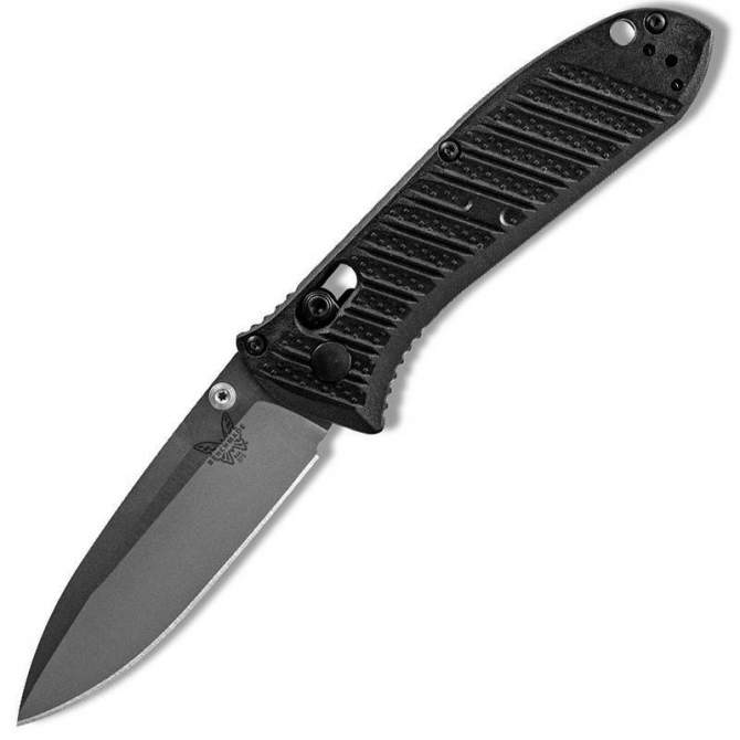 Benchmade Mini Presidio II Cf-Elite Black, клинок P 8,1 см
