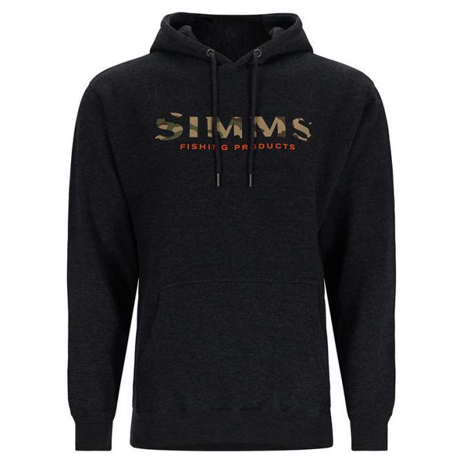 Simms Logo Hoody (24), Charcoal Heather