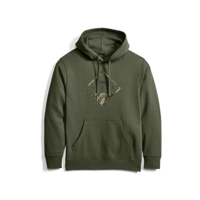 Купить Sitka Optifade Badge Pullover Hoody, Olive Green Sitka Optifade Badge Pullover Hoody, Olive Green