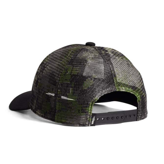 Купить Sitka Icon Optifade Mesh Mid Pro Trucker Cap, Black Cover Sitka Icon Optifade Mesh Mid Pro Trucker Cap, Black Cover