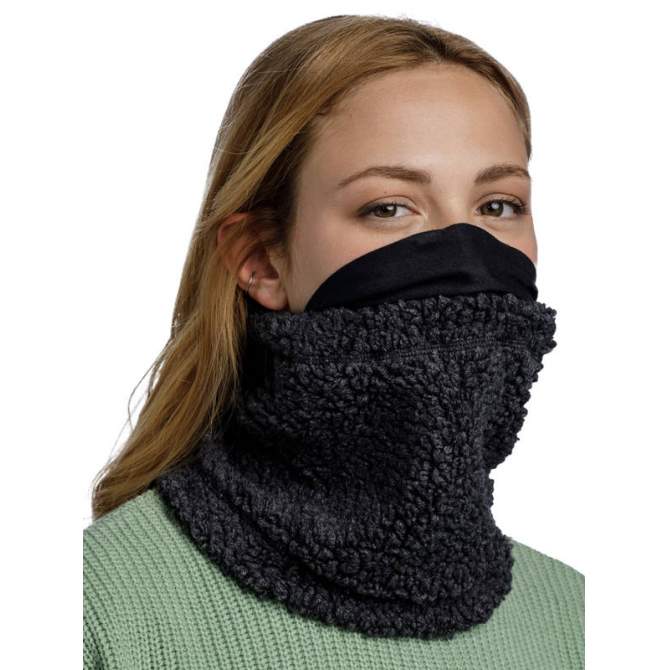 Buff Switch Polar Neckwarmer, Solid Black