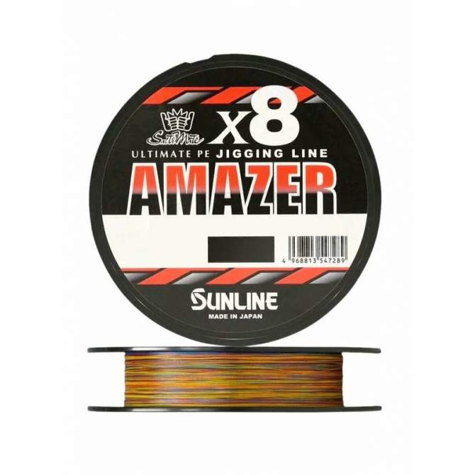 Sunline SM Amazer×8 300m #6 PE, Multicolor 
