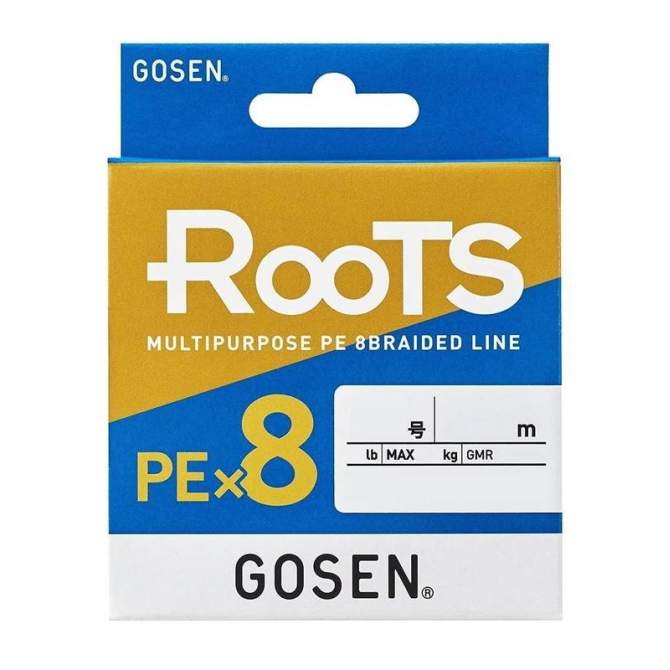 GOSEN Roots PE×8 200m #1.2 PE, Multicolor