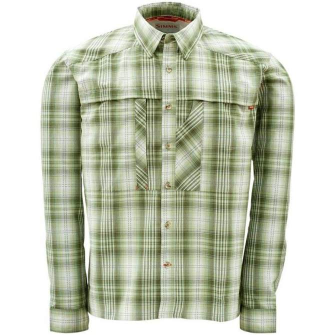 Рубашка Simms Kenai LS Shirt, S, Dill Plaid